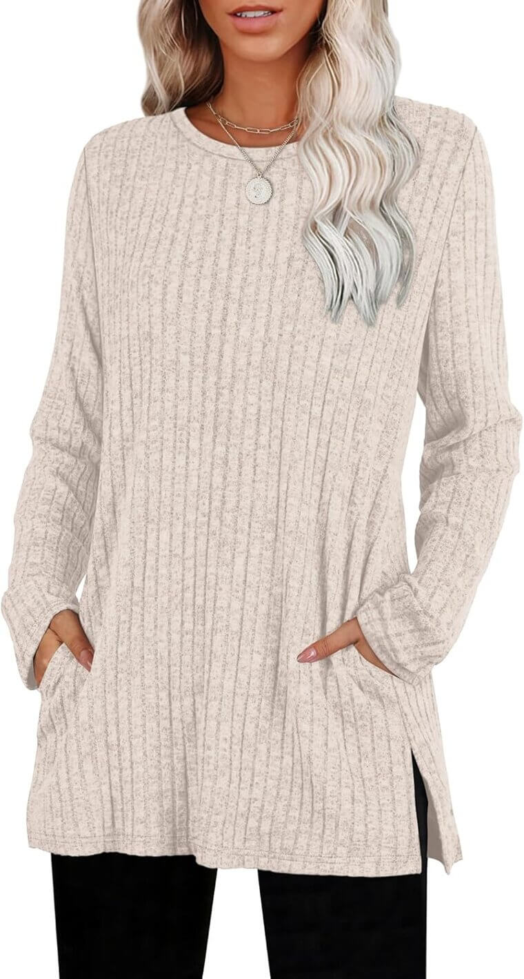 SAMPEEL Sweaters - Cozy Fall & Winter Style with Pockets - 34% Off!