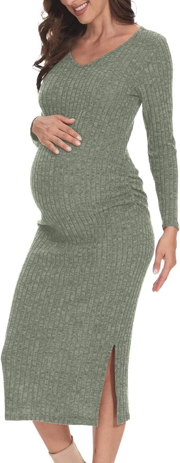 Maternity Sweater Dress - Cozy & Chic for Fall Baby Showers - Now 34% Off!