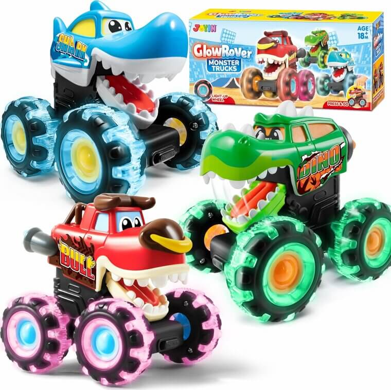 Monster Truck Toy Set - Light-Up Fun for Toddlers - 33% Off!