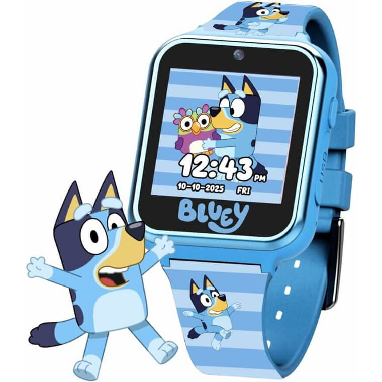 Bluey Kids Smartwatch with Camera and Games - Educational Fun!