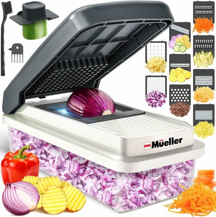 Mueller Chopper Slicer - Ultimate Kitchen Gadget - Now 33% Off!