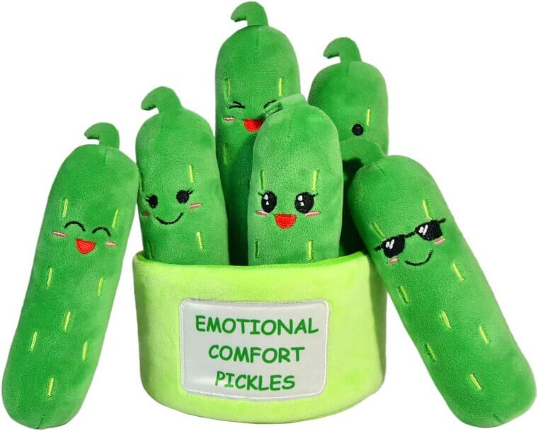 Emotional Support Pickles Plush Set - Perfect Gift for All Ages - Now 5% Off!