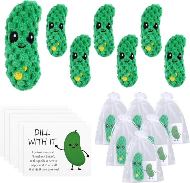 Pickle Crochet Dolls - Charming Stress Relief Gifts for All 