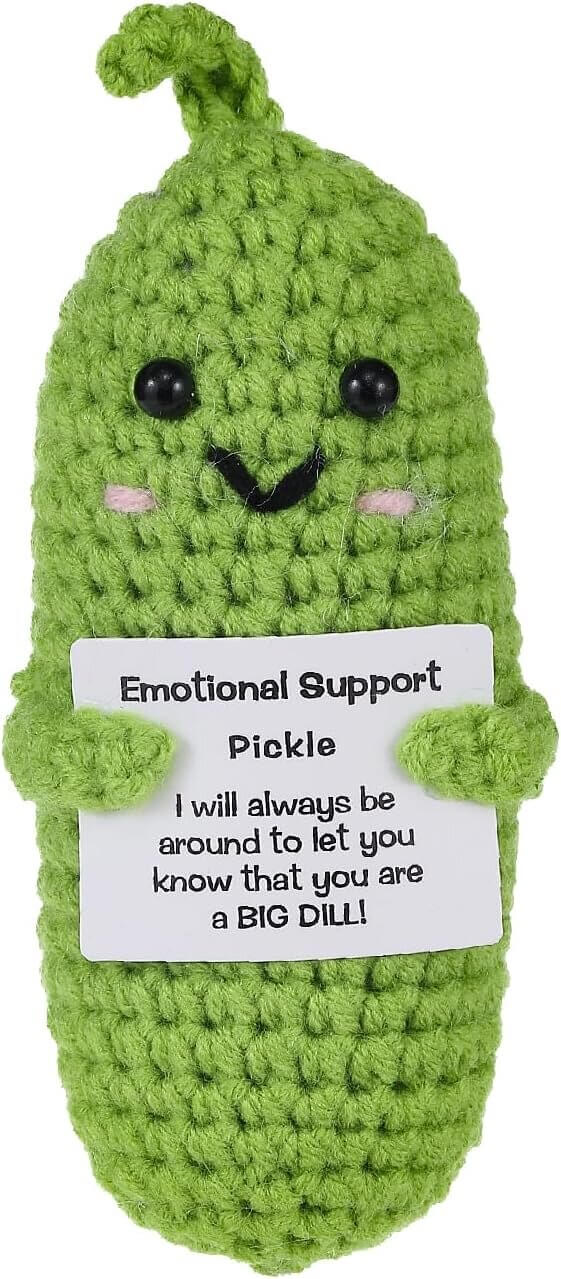 Encouragement Pickle Plush - Heartfelt Gifts for All Ages - Now 27% Off!