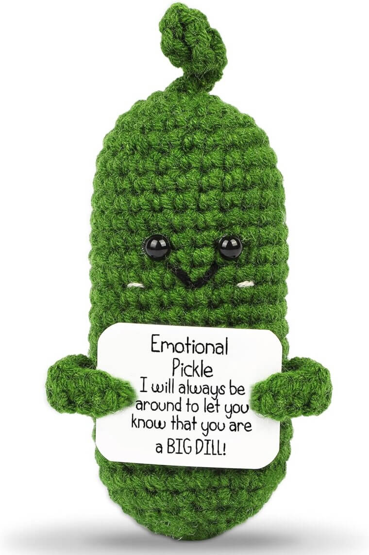 Emotional Pickle Gift for Friends & Office Fun - Brighten Their Day! - 44% Off!
