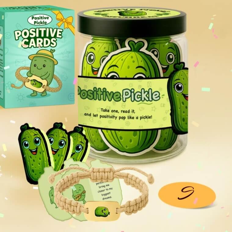 Emotional Support Pickle - Fun Affirmation Cards for Everyone - Now 13% Off!