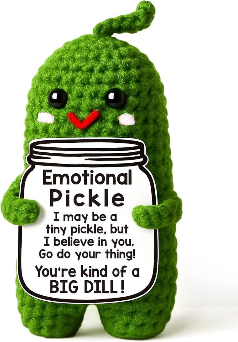 MAMAGIFTREE Crochet Pickle: Fun Gifts for Friends & Coworkers - Don’t Miss the 17% Discount!