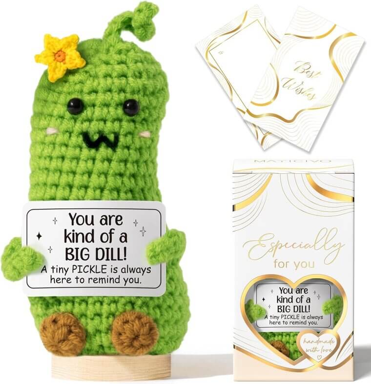 Emotional Support Pickle - Cheerful Gift for Women - Don’t Miss the 23% Discount!