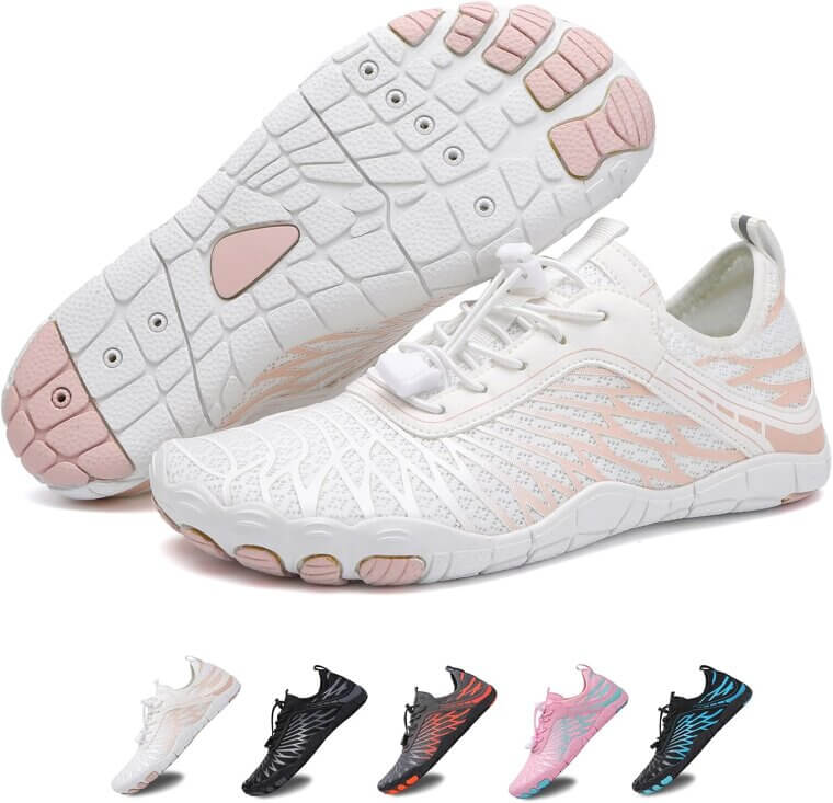 Hike Barefoot Shoes - Quick Dry, Non-Slip, Wide Toe Comfort 