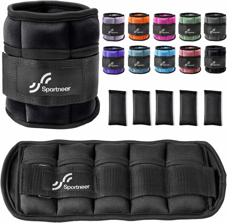 Sportneer Ankle Weights - Boost Your Workouts with Adjustable Leg Straps - Now 18% Off!