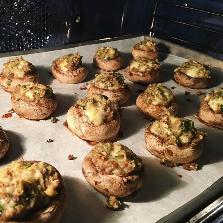 Stuffed Mushrooms With Minimal Prep
