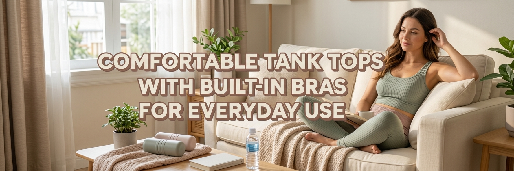 Tank Tops With Built-In Bras for Women Who Hate Wearing Real Bras