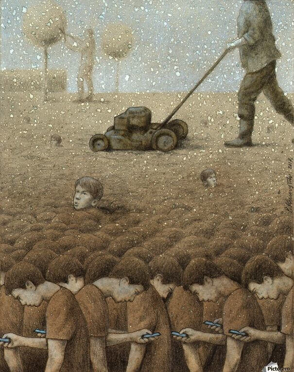 Don't Stand Out From The Crowd Or You Will Be Mowed Down