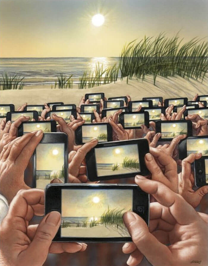 When Did We Stop Seeing The World Without A Screen In Front Of Us?