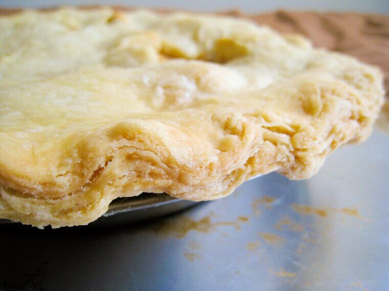 Cold Butter Shavings in Pie Crust