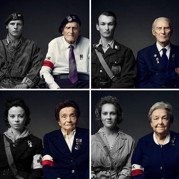 Then and Now: Members of the WWII Polish Resistance