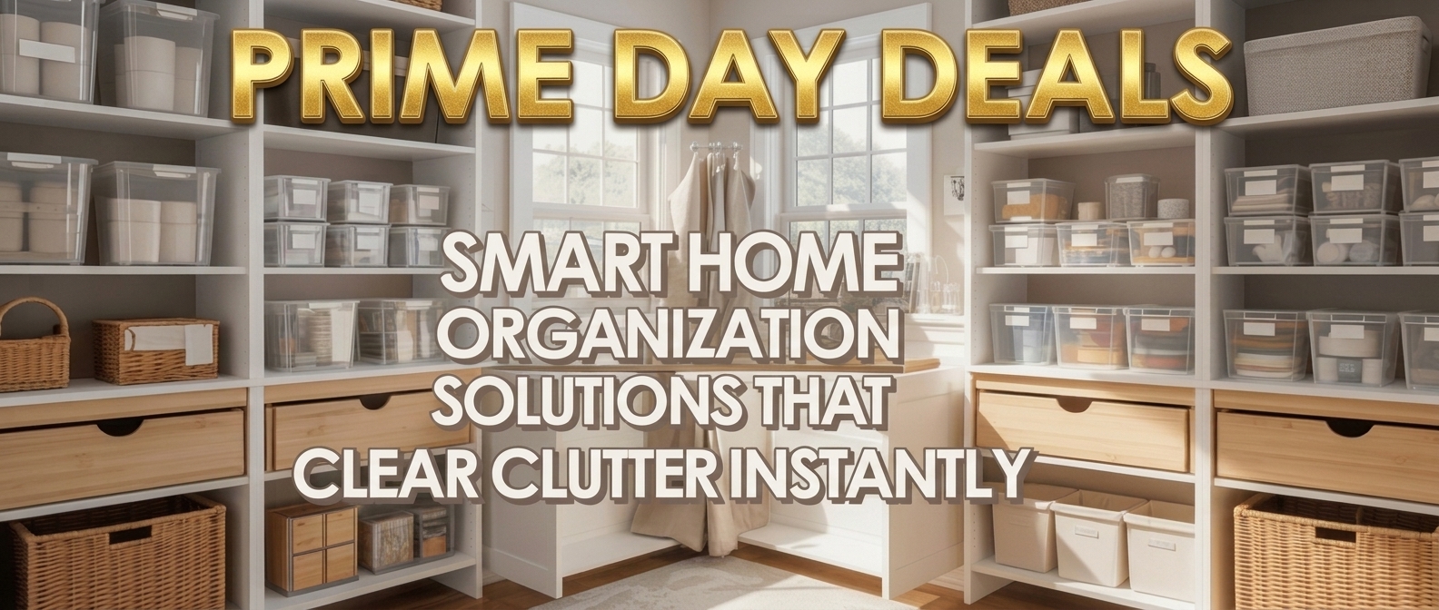 Prime Day Deals - Home Organization Solutions Flying Off the Shelves 📦