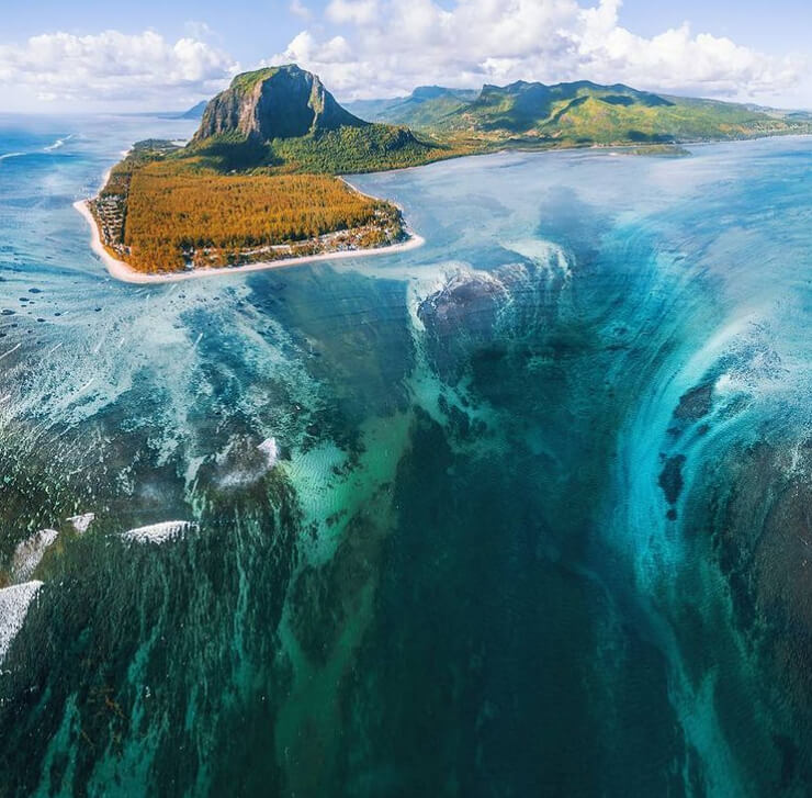 The Underwater Waterfall, Mauritius