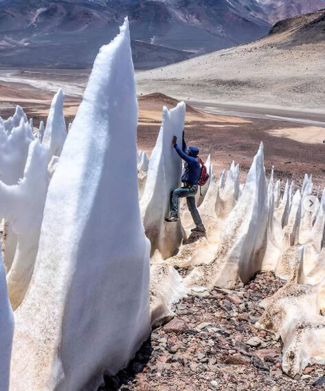 Penitentes, Chile