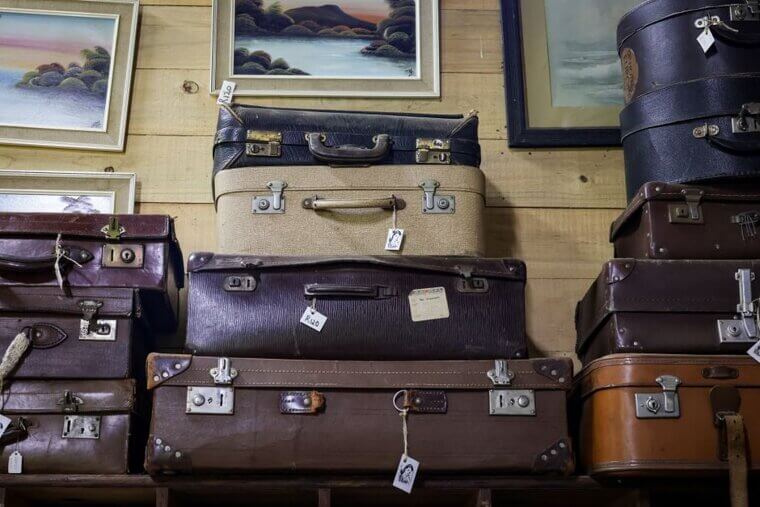 Suitcase Stack Storage