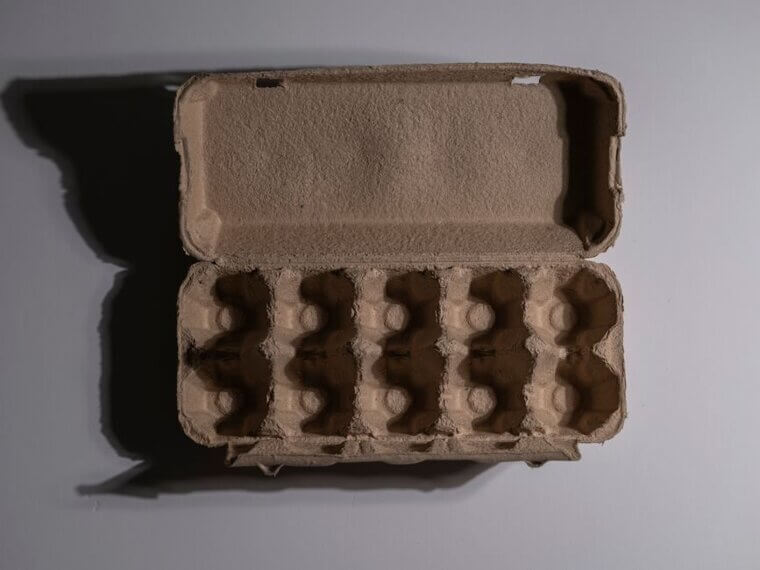 Egg Cartons for Ornament Storage