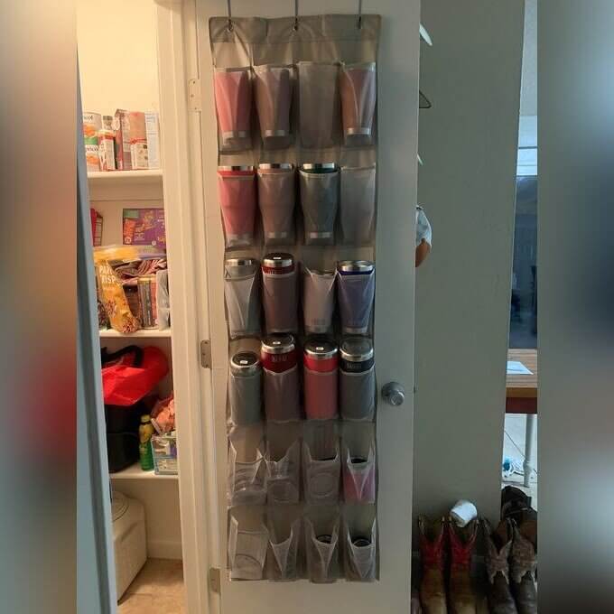 Over-The-Door Shoe Organizer… But for Anything