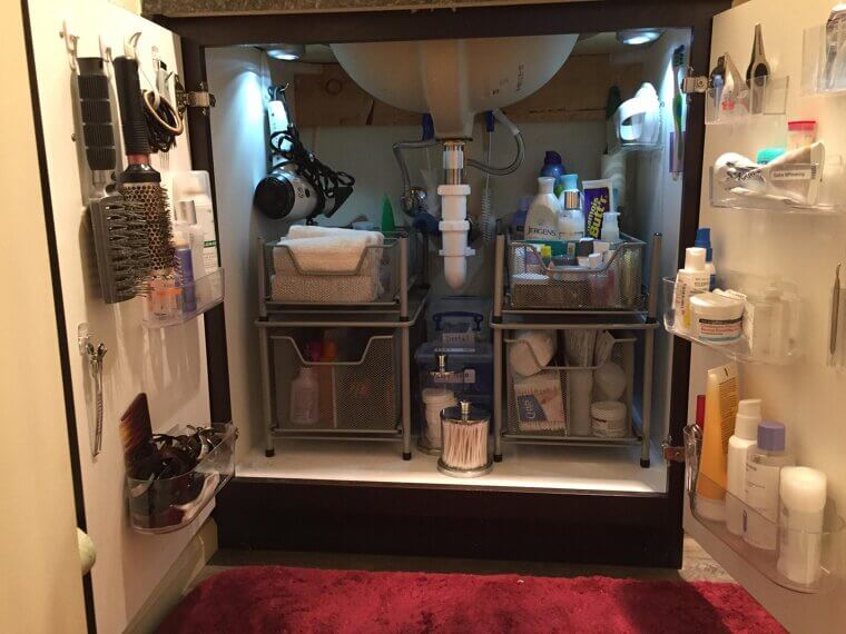 Rolling Crate Under Sink