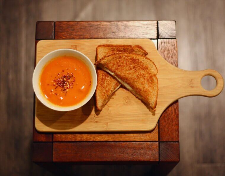 Grilled Cheese and Tomato Soup