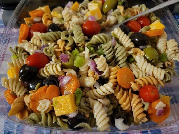 Tricolor Pasta Salad