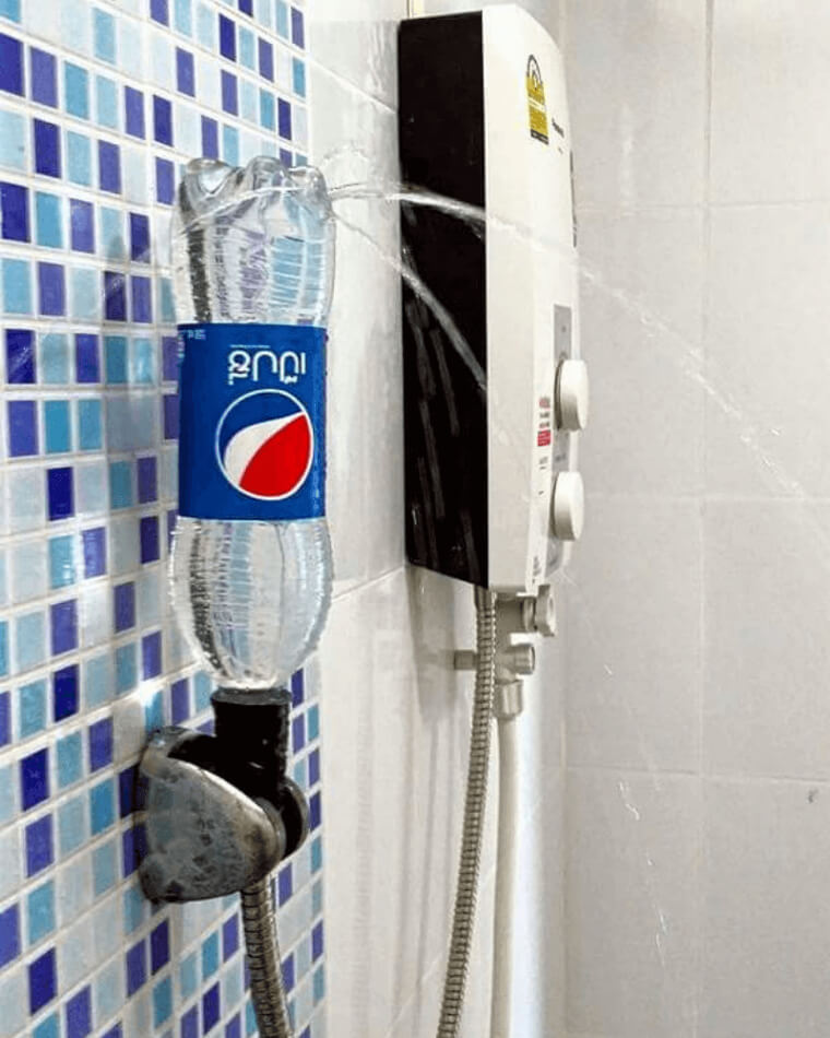 No Shower Head? Use Your HEAD