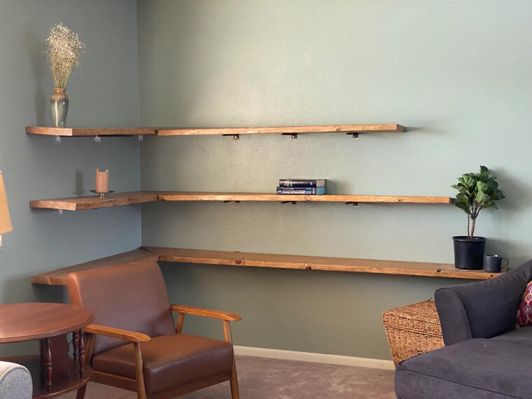 Add Floating Shelves