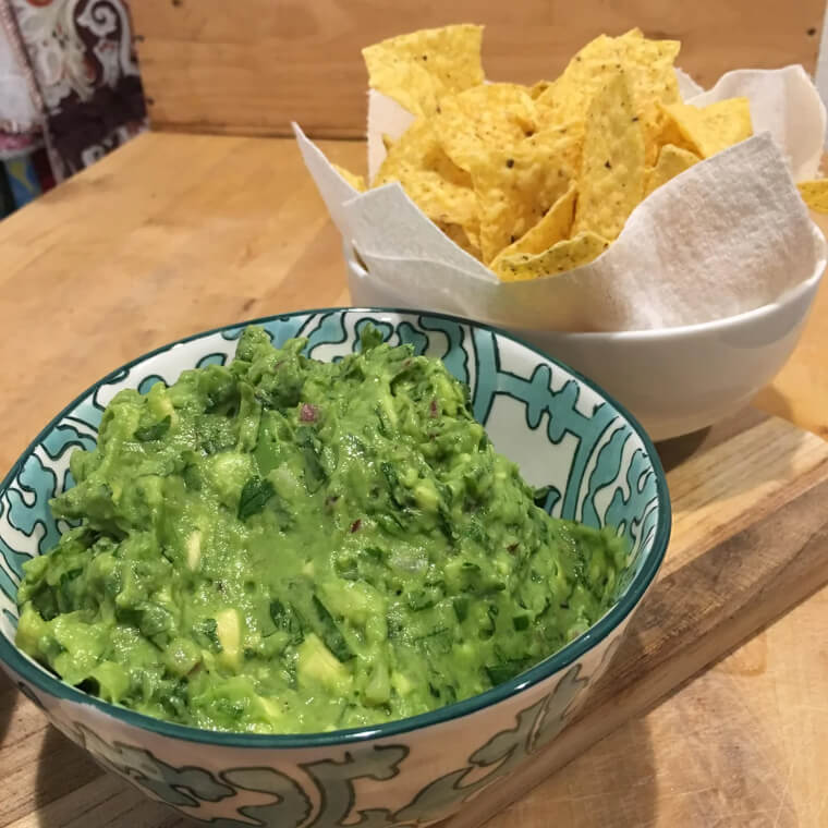 Guacamole nicht vorbereiten und nur frisch zubereiten