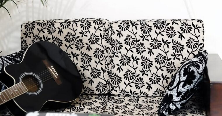 Hand-Me-Down Couch With Floral or Plaid Print