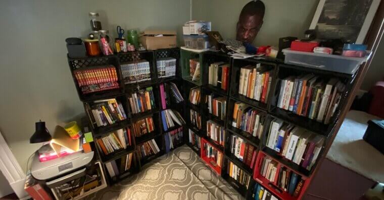 Milk Crates as Shelves or Tables
