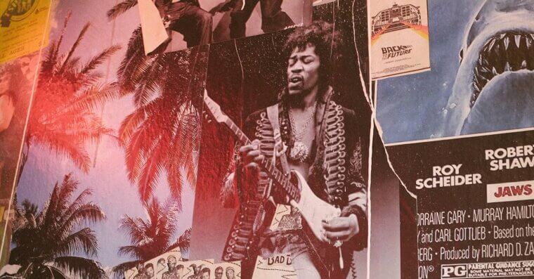 Posters Tacked to the Wall