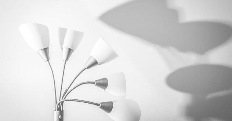 Floor Lamp With Multiple Heads