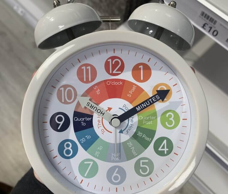 Color-Coded Day Clock