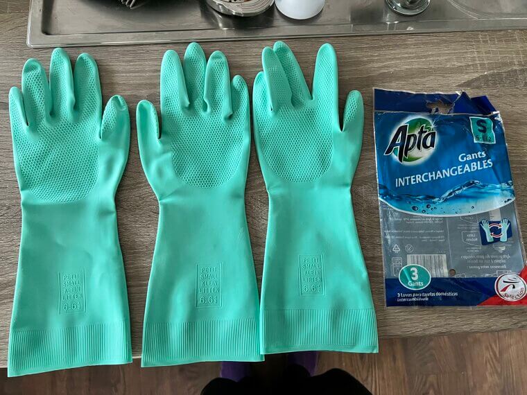Wear Gloves While Cleaning