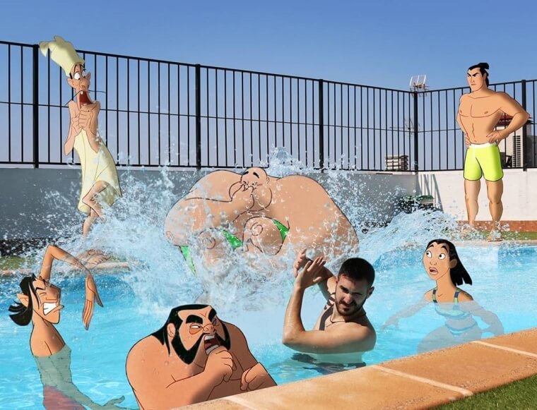 The Pool Party Got A Little Out Of Hand
