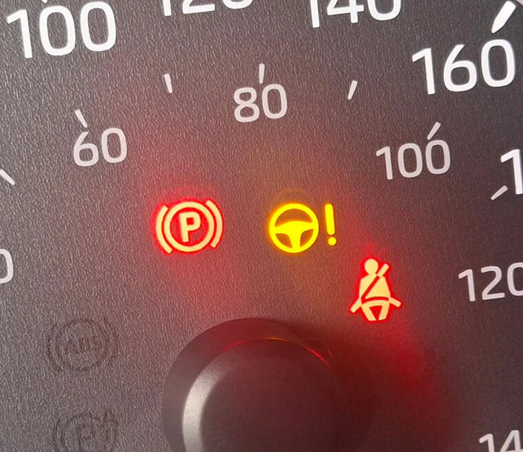 Power Steering Warning Light