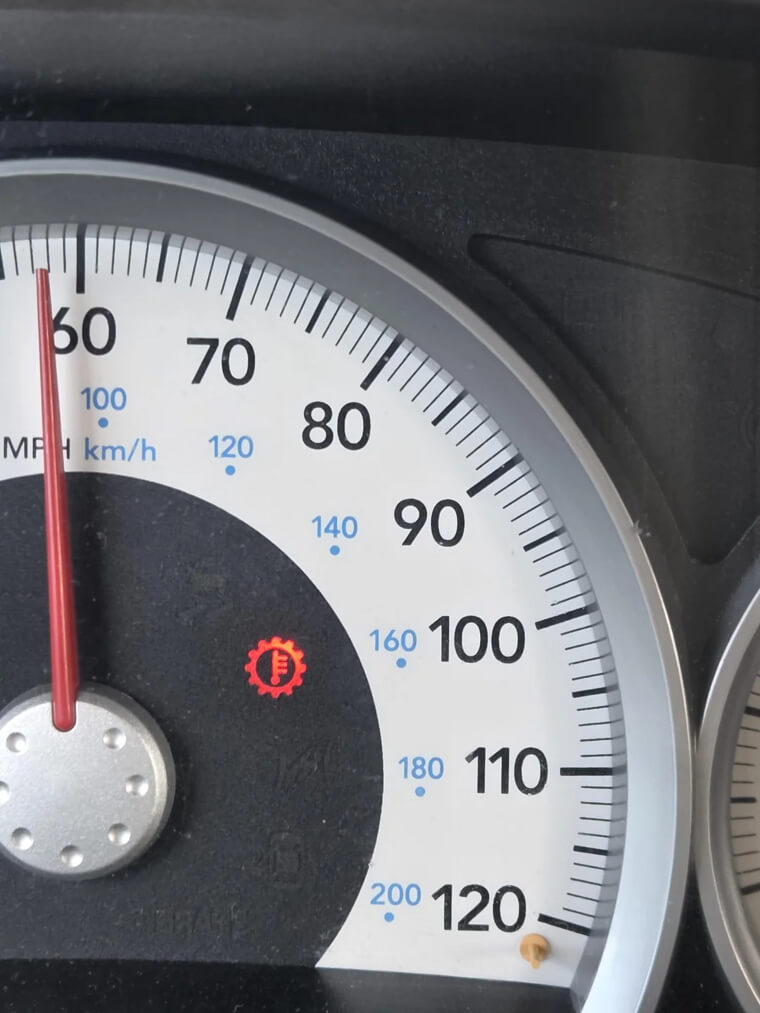 Transmission Temperature Warning Light