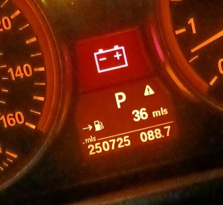 Battery Warning Light