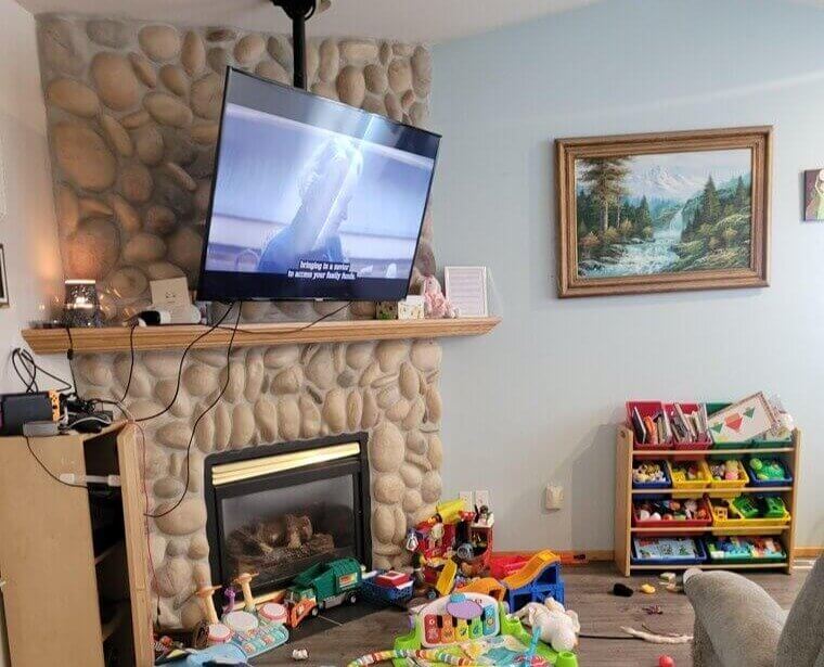 Televisions Mounted Too High