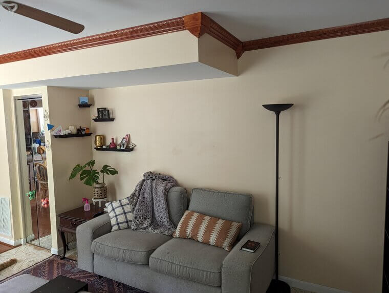 Boxy Living Room Soffits