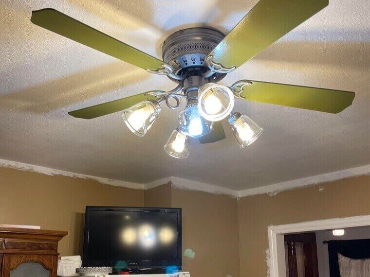 Cluttered Kitchen Ceiling Fans