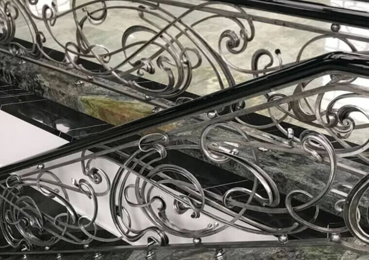 Elaborate Staircase Railings That Overwhelm Spaces