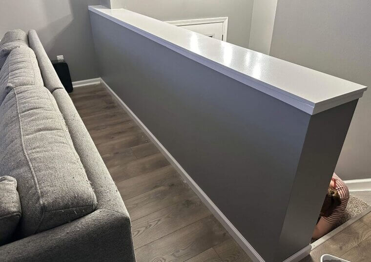 Oddly Placed Half Walls That Break the Flow