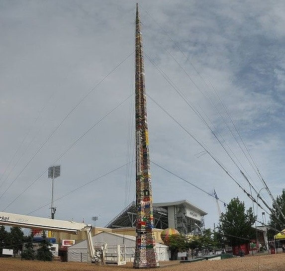 The World's Tallest Lego Tower Is 114 Feet Tall