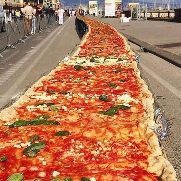 The World's Largest Pizza Weighed 26,883 Pounds