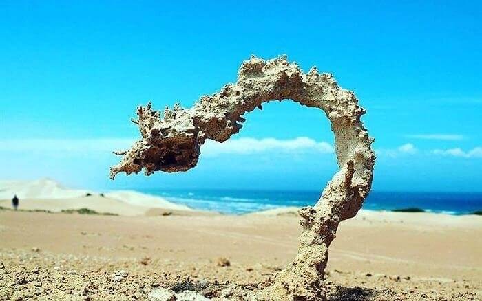 When Lightning Strikes Sand On The Beach